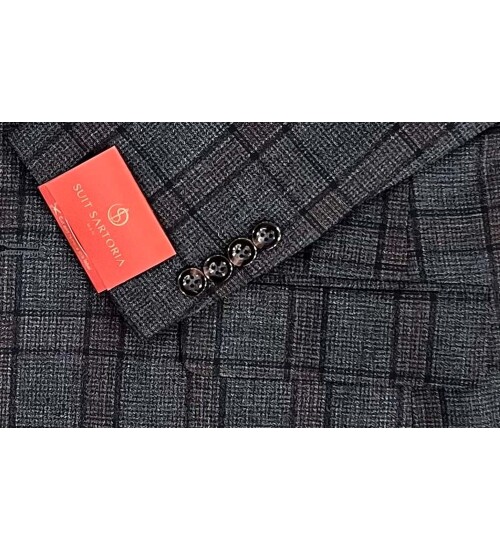 SUIT SARTORIA WOOL BROWN SUIT 2375