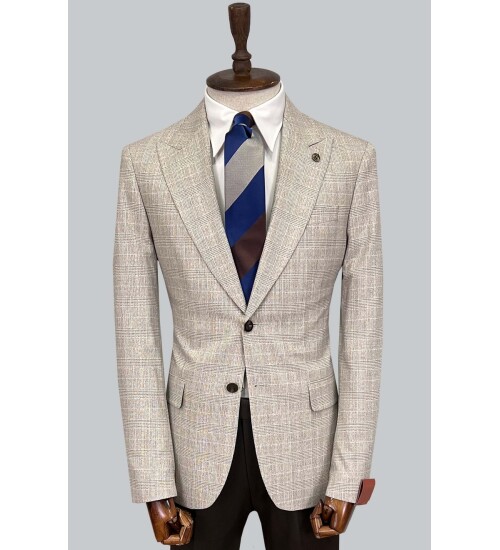 SUIT SARTORIA WOOL BEIGE SUIT 2375