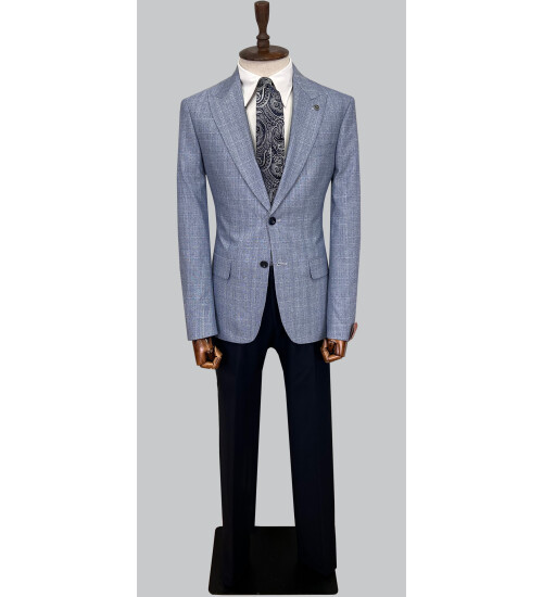 SUIT SARTORIA YÜN MAVİ TAKIM ELBİSE 2375