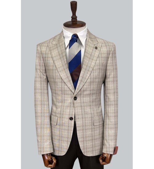 SUIT SARTORIA YÜN BEJ TAKIM ELBİSE 2375