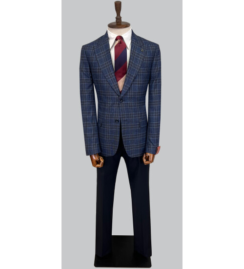 SUIT SARTORIA WOOL NAVY BLUE SUIT 2375