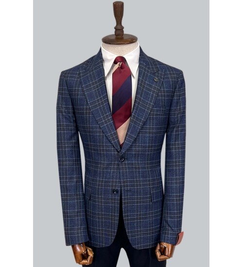 SUIT SARTORIA WOOL NAVY BLUE SUIT 2375