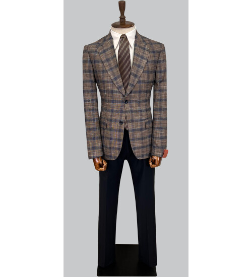 SUIT SARTORIA WOOL BROWN SUIT 2375