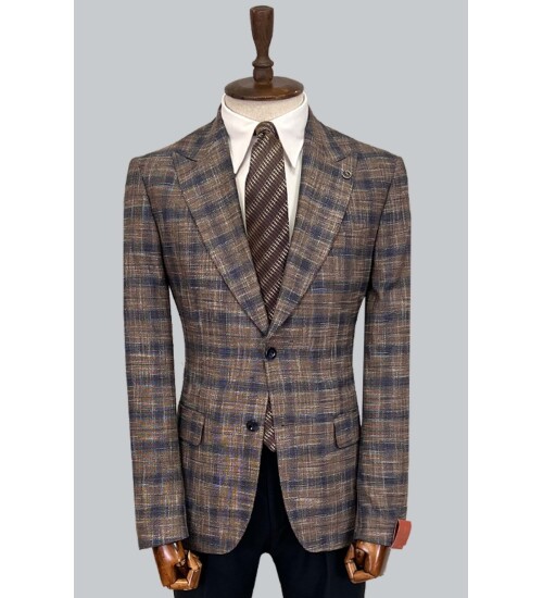 SUIT SARTORIA WOOL BROWN SUIT 2375