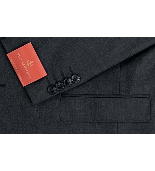 SUIT SARTORIA ANTHRACITE WOOL SUIT 2454