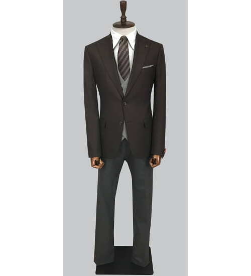 SUIT SARTORIA BROWN SUIT 2449