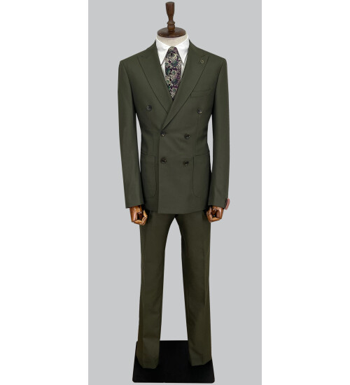 SUIT SARTORIA YÜN HAKİ TAKIM ELBİSE 2447