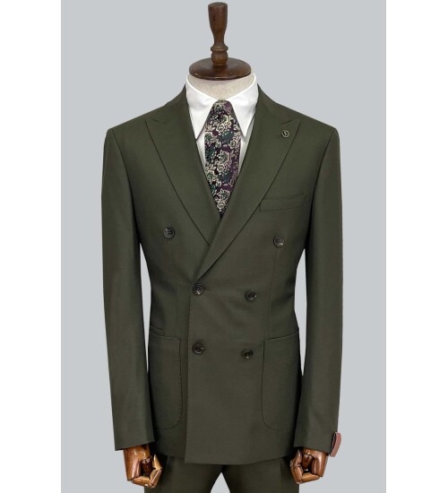 SUIT SARTORIA YÜN HAKİ TAKIM ELBİSE 2447