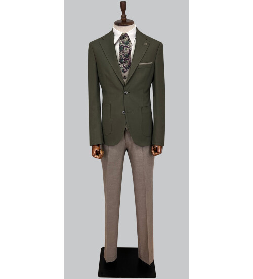 SUIT SARTORIA GREEN SUIT 2442