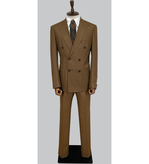 SUIT SARTORIA YÜN KAHVERENGİ TAKIM ELBİSE 2447