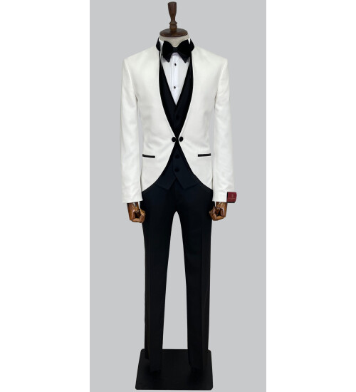 SUIT SARTORIA BEYAZ DAMATLIK 5574