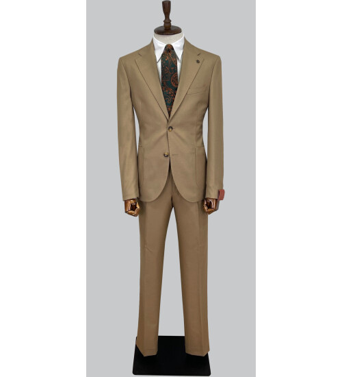 SUIT SARTORIA WOOL BEIGE SUIT 2448