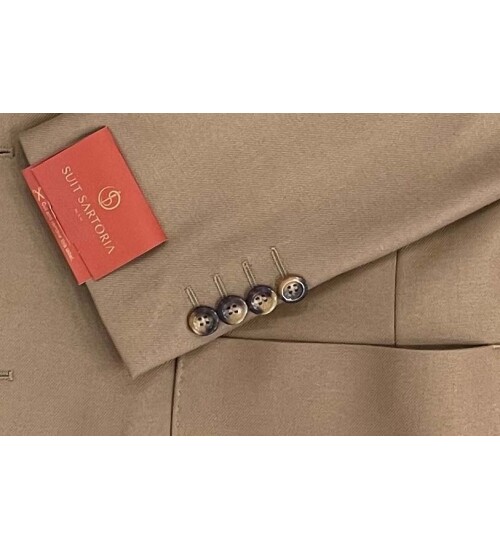 SUIT SARTORIA WOOL BEIGE SUIT 2448