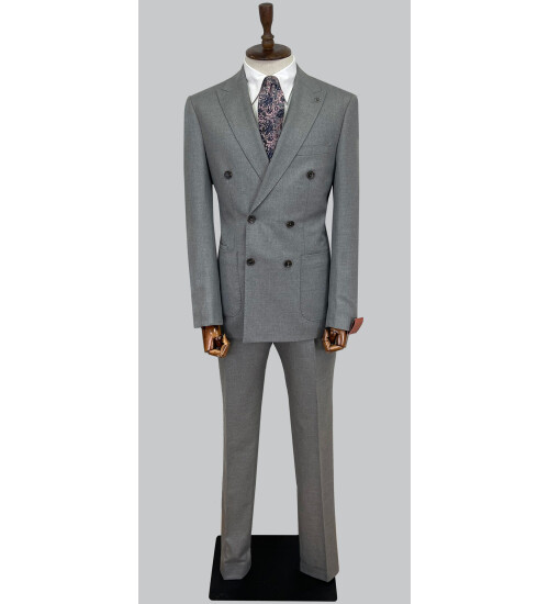 SUIT SARTORIA WOOL GREY SUIT 2447