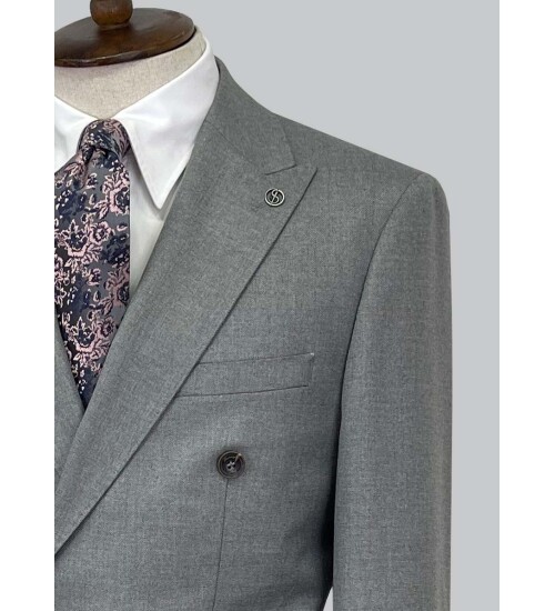 SUIT SARTORIA WOOL GREY SUIT 2447