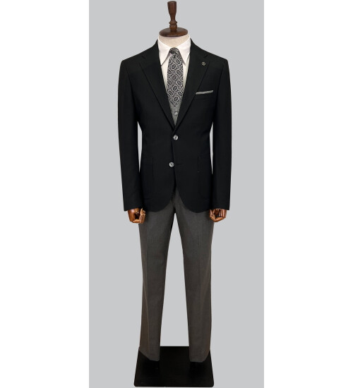 SUIT SARTORIA BLACK SUIT 2442