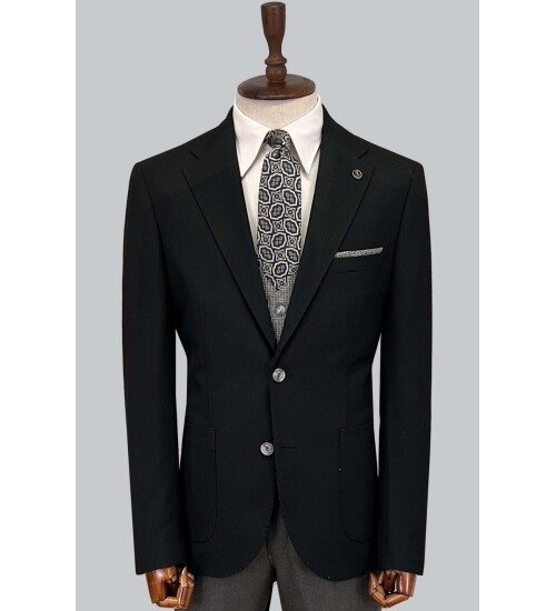 SUIT SARTORIA BLACK SUIT 2442