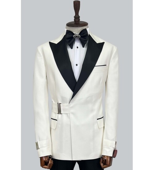 SUIT SARTORIA BEYAZ DAMATLIK 5527