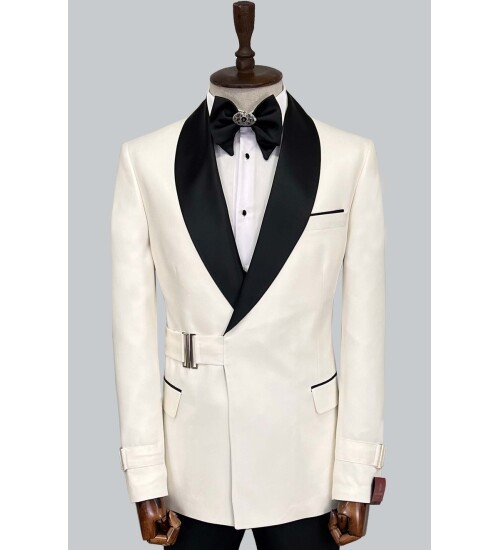 SUIT SARTORIA BEYAZ DAMATLIK 5526