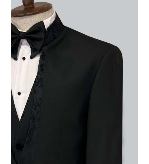 SUIT SARTORIA BLACK TUXEDO 5562