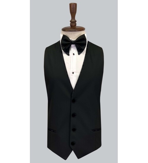 SUIT SARTORIA BLACK TUXEDO 5562