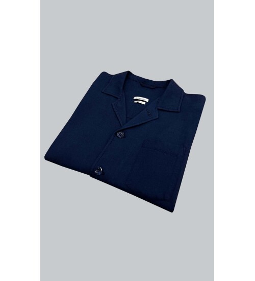 SUIT SARTORIA NAVY BLUE OVERSHIRT 4338