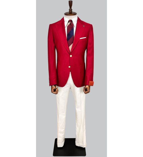 SUIT SARTORIA CLARET RED SUIT 2403