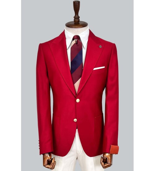 SUIT SARTORIA CLARET RED SUIT 2403