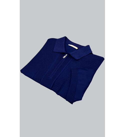 SUIT SARTORIA NAVY BLUE SHORT SLEEVE KNITWEAR T-SHIRT 9022