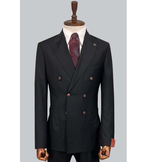 SUIT SARTORIA BLACK SUIT 2386