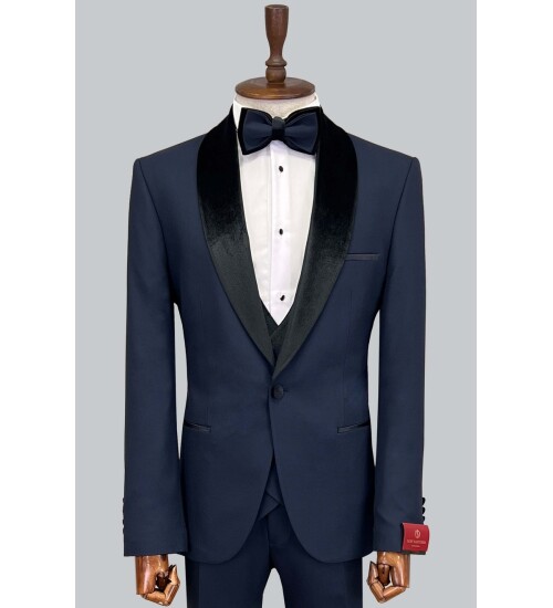 SUIT SARTORIA NAVY BLUE TUXEDO 5397