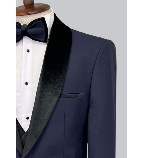 SUIT SARTORIA NAVY BLUE TUXEDO 5397