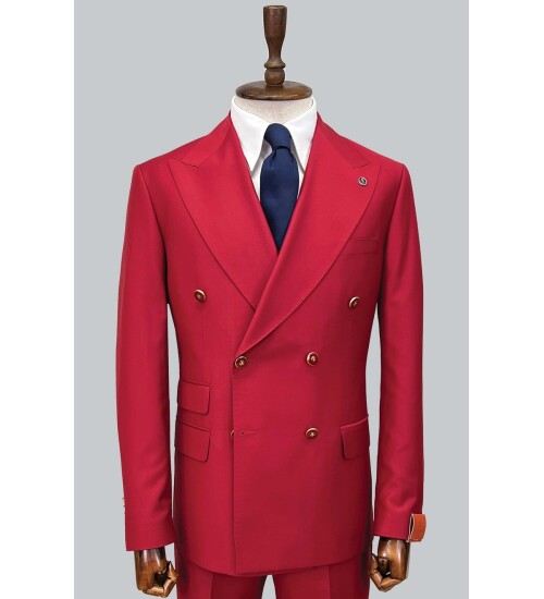 SUIT SARTORIA CLARET RED SUIT 2379