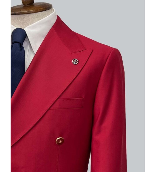 SUIT SARTORIA CLARET RED SUIT 2379