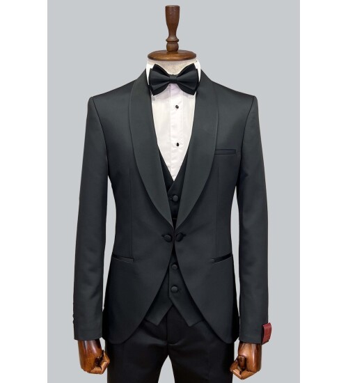 SUIT SARTORIA DAMATLIK SİYAH 5541