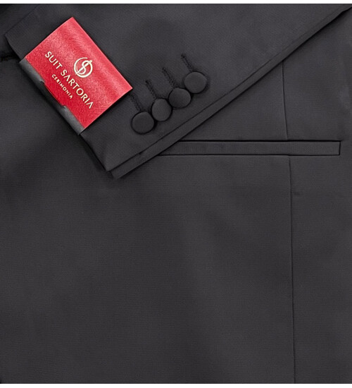 SUIT SARTORIA DAMATLIK SİYAH 5541