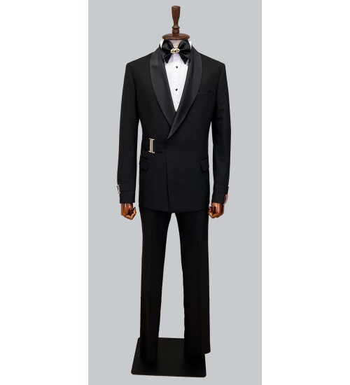 SUIT SARTORIA BLACK TUXEDO 5526