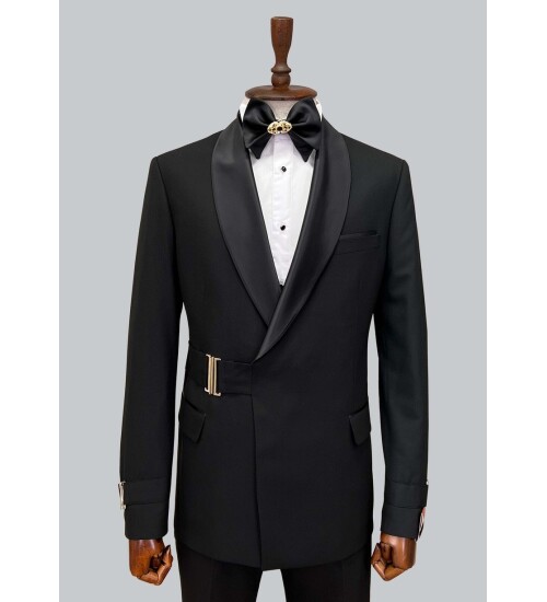 SUIT SARTORIA BLACK TUXEDO 5526