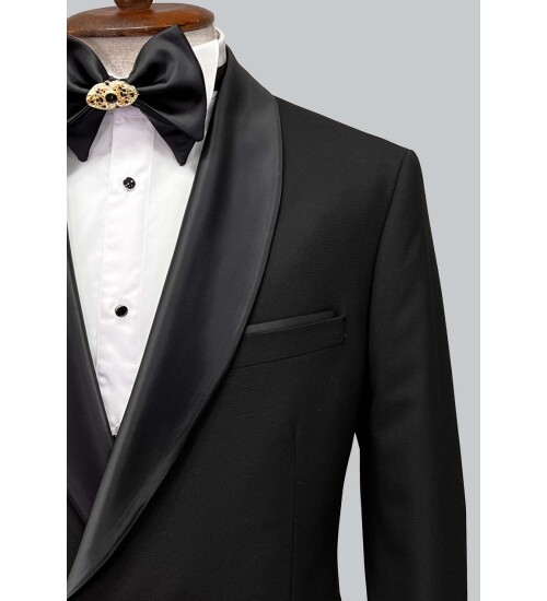 SUIT SARTORIA BLACK TUXEDO 5526