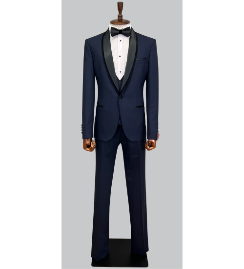 SUIT SARTORIA NAVY BLUE TUXEDO 5513