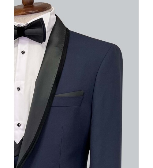 SUIT SARTORIA NAVY BLUE TUXEDO 5513