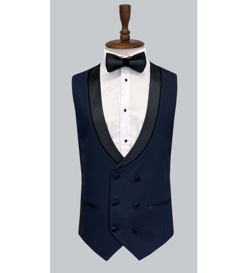 SUIT SARTORIA NAVY BLUE TUXEDO 5513