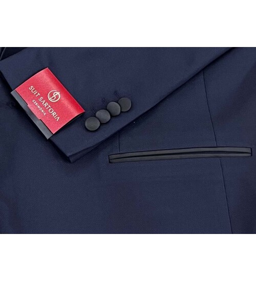 SUIT SARTORIA NAVY BLUE TUXEDO 5513