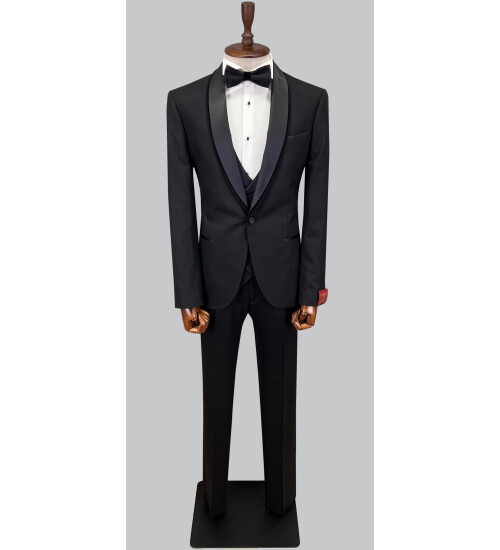 SUIT SARTORIA BLACK TUXEDO 5513