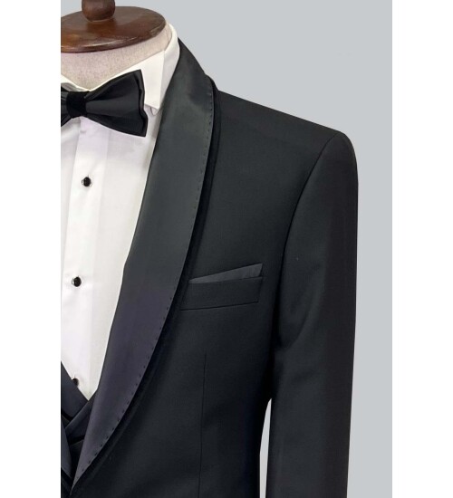 SUIT SARTORIA BLACK TUXEDO 5513