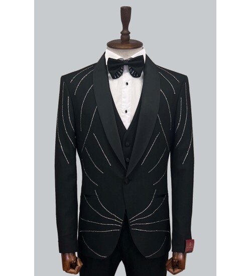 SUIT SARTORIA BLACK TUXEDO 5510