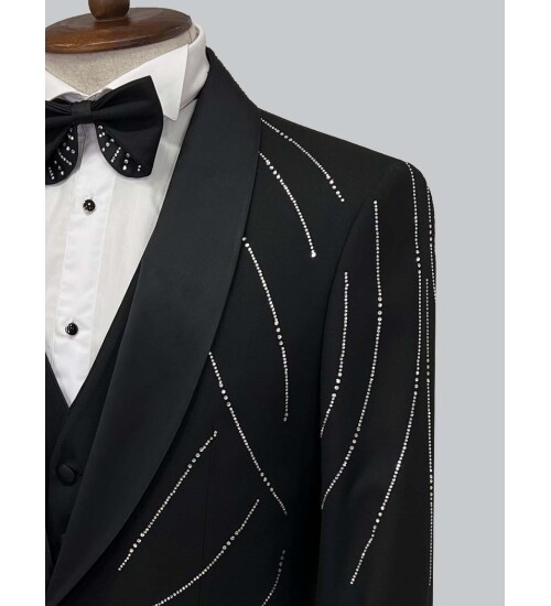 SUIT SARTORIA BLACK TUXEDO 5510