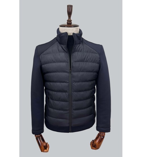 NAVY BLUE JACKET WITH JUDGE COLLAR 8084