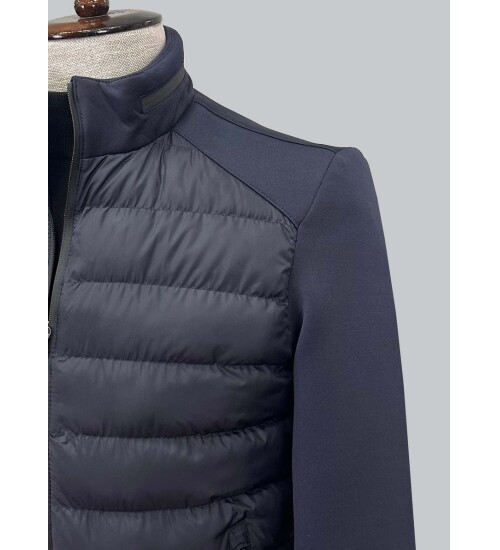 NAVY BLUE JACKET WITH JUDGE COLLAR 8084