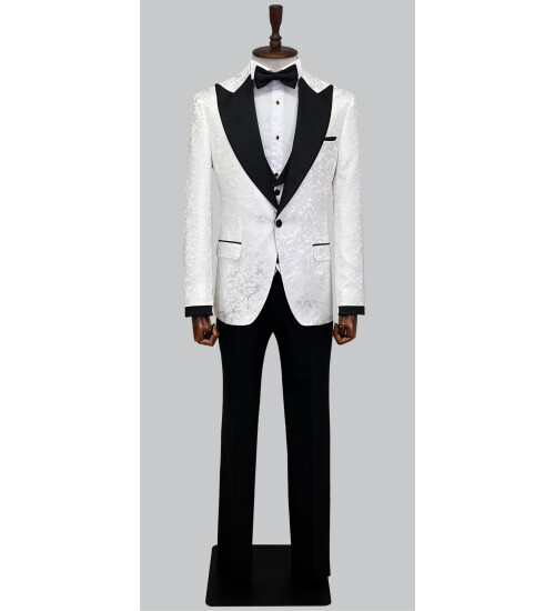 SUIT SARTORIA WHITE TUXEDO 5497